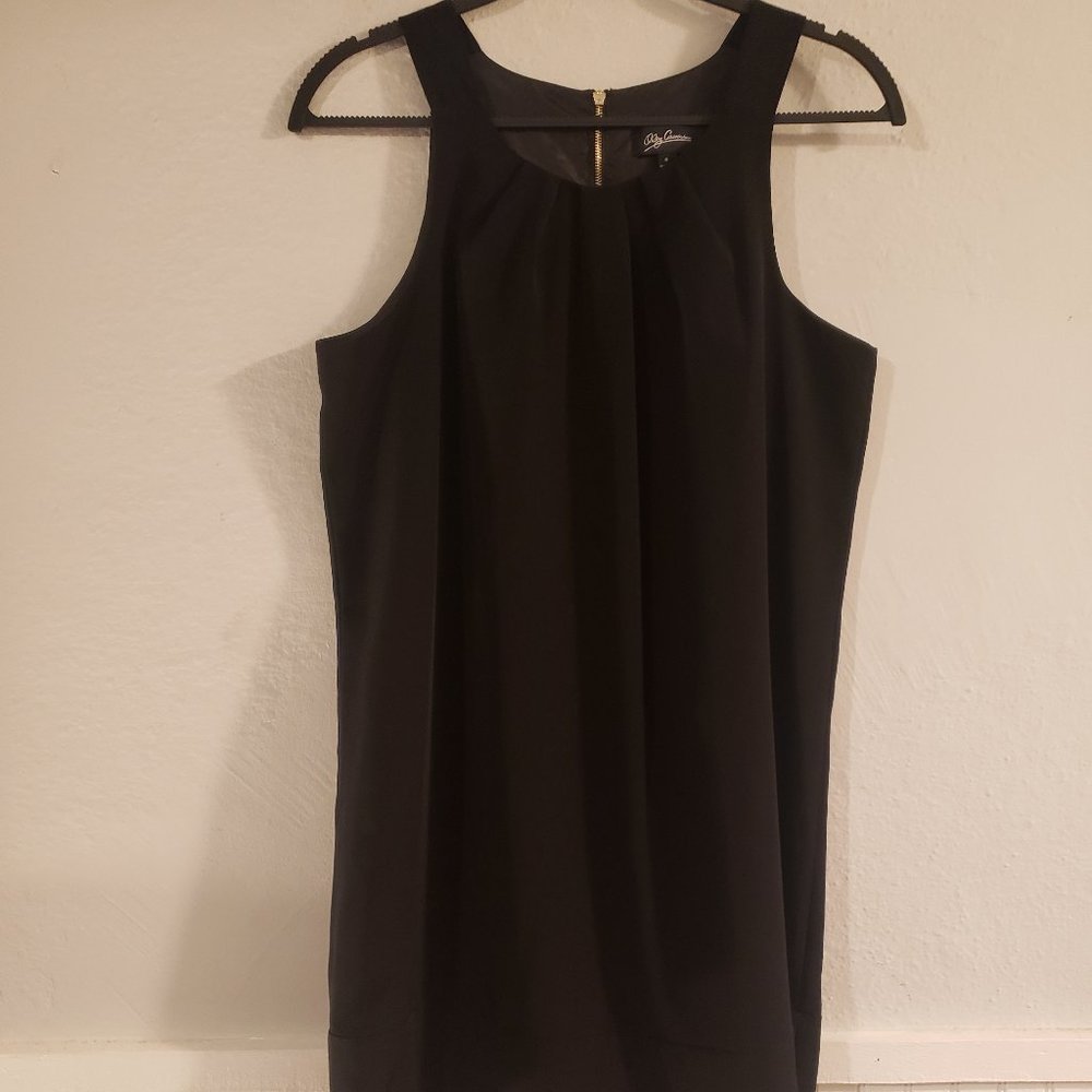 Oleg Cassini Black Shift Dress - Picture 2 of 5